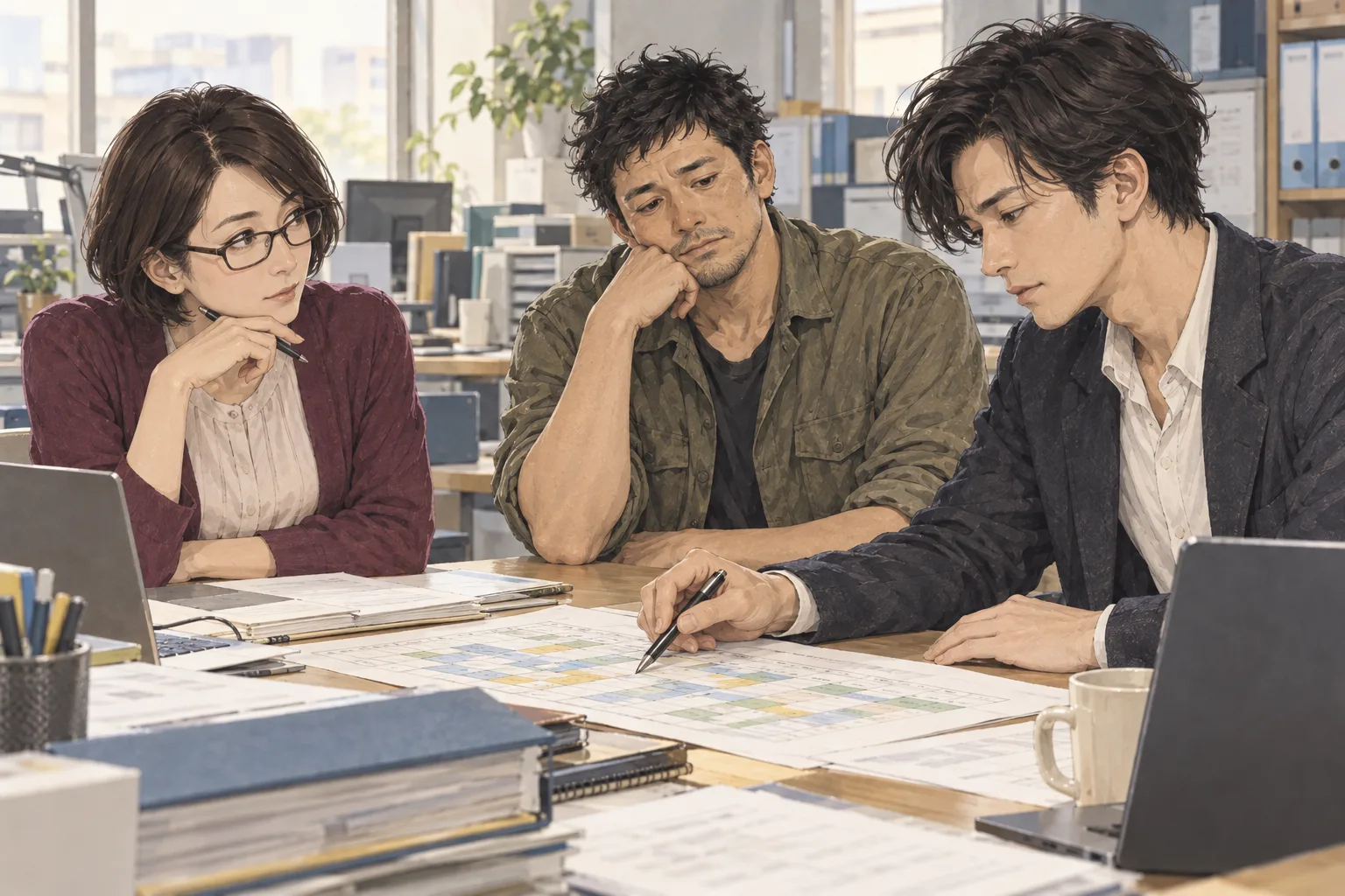 夜に自分が作るという航の案へ、理恵が朝の確認を誰がするのか尋ね、修司は黙っている。
